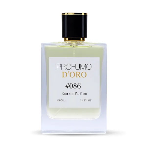 Profumo D’oro #086 – eleganter Herrenflakon, Hauptansicht des würzig-frischen Eau de Parfum
